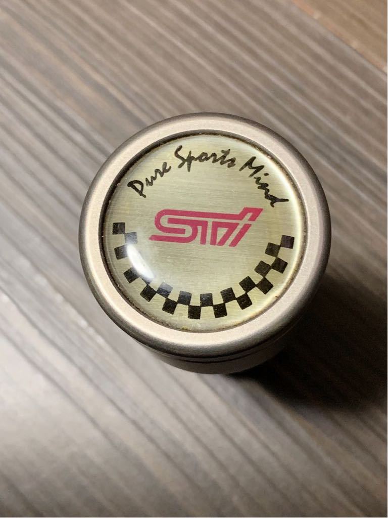 インプレッサ STI WRX チタンシフトノブ スバル 5MT シフトノブ sti 