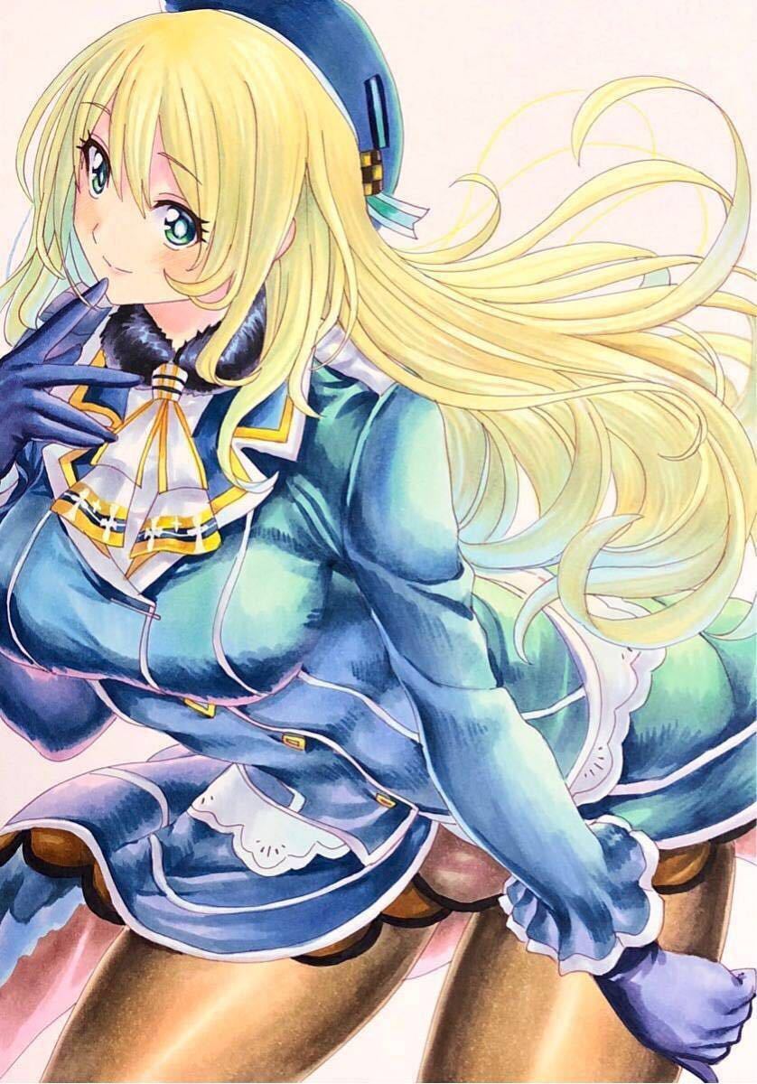 同人手描きイラスト 艦これ 艦隊これくしょん 愛宕 手描きイラスト 売買されたオークション情報 Yahooの商品情報をアーカイブ公開 オークファン Aucfan Com