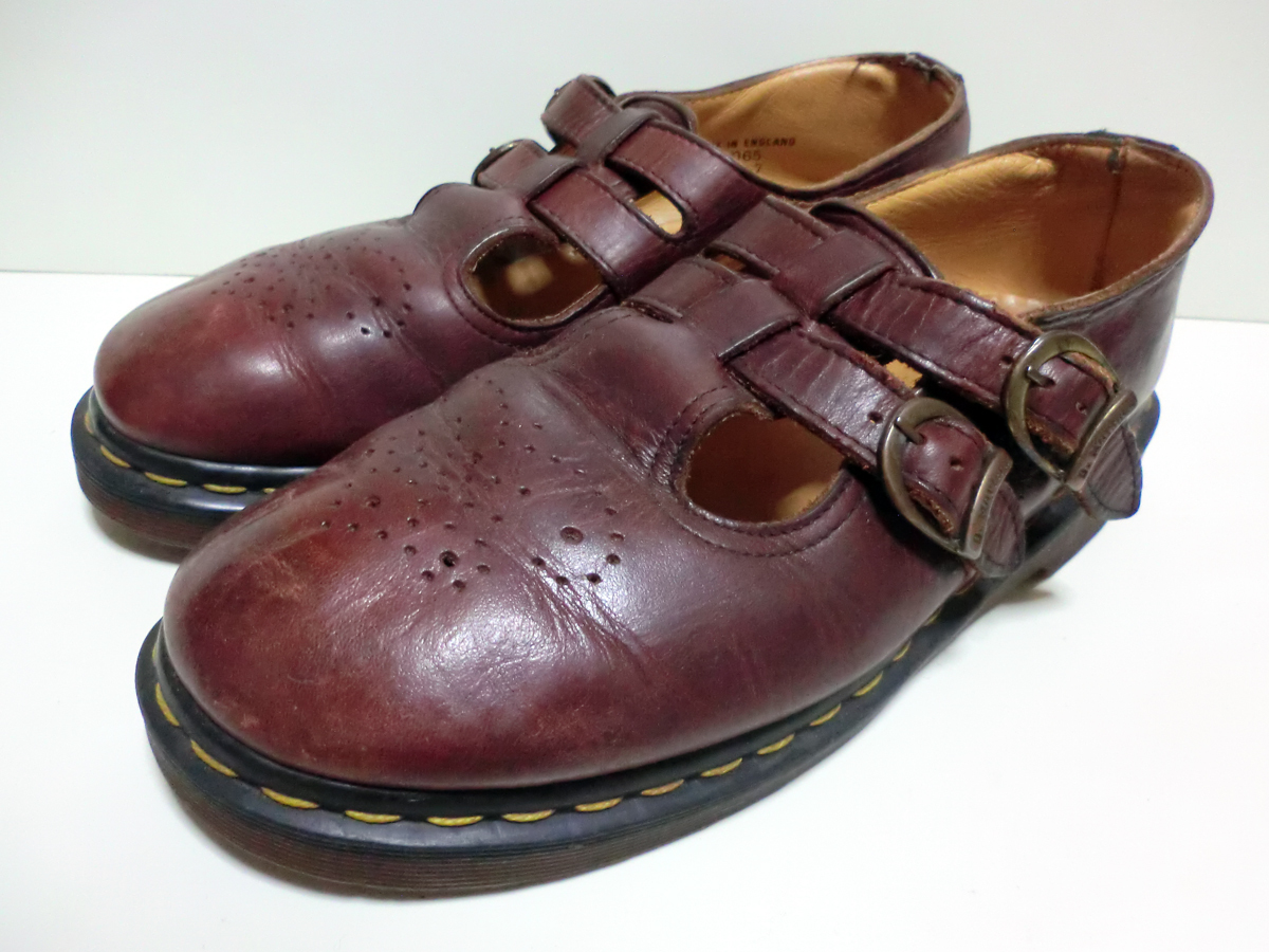 ♪英国製 Made in England Dr.Martens Strap Shoes ドクターマーチン