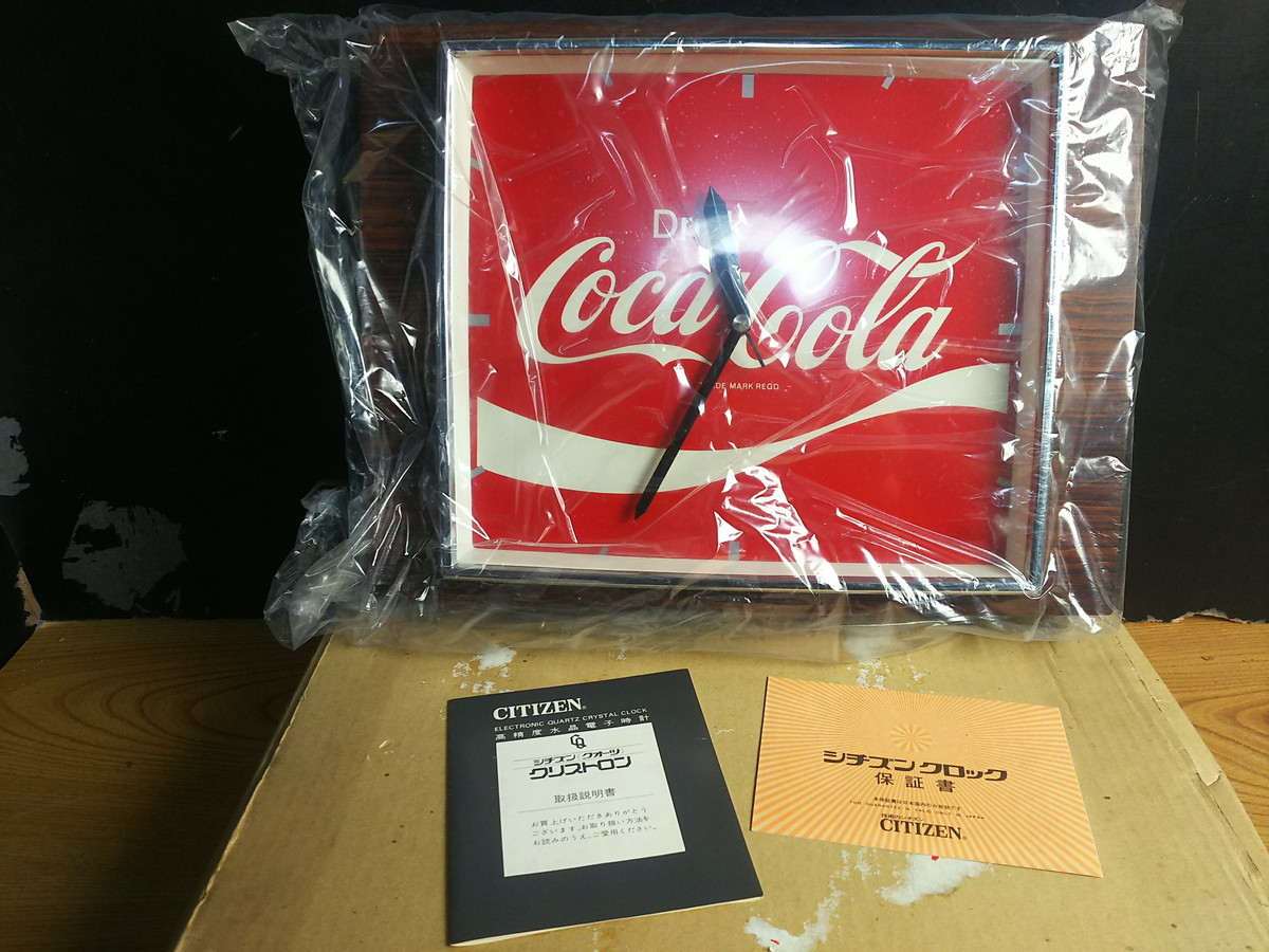 コカ・コーラ 昭和 ヴィンテージ (※内蔵時計最新型時計交換済) 時計