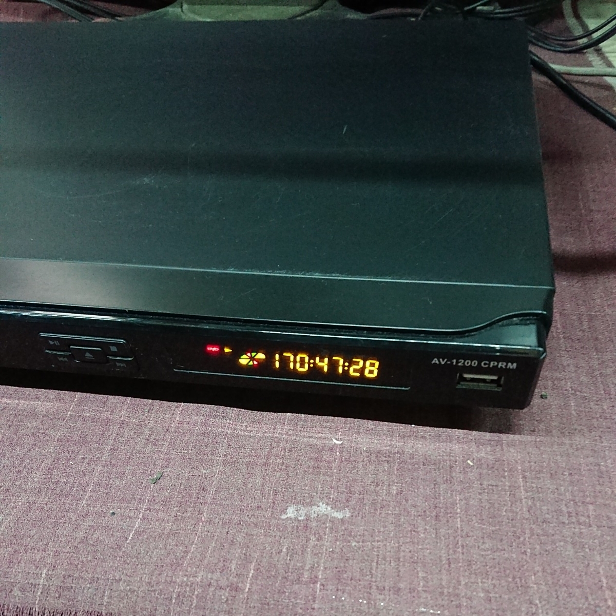 良好 PLANTEC AV-1200CPRM DVD プレイヤー CPRM VRモード HDMI端子