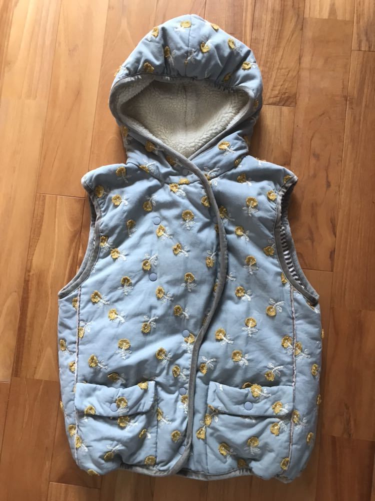 ミナペルホネン ダウンベスト 美品 ミナペルホネン タンバリンダウン