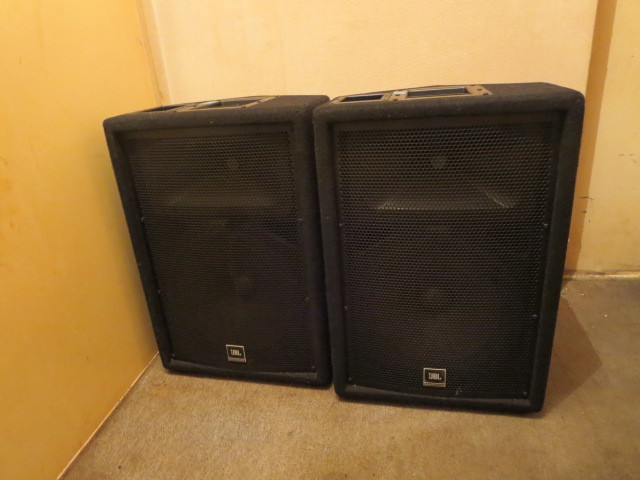 ＪＢＬ　モニター　スピーカー　ＪＲＸ２００　２本セット　現状品　中古品
