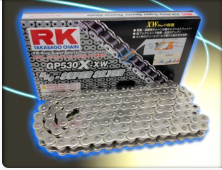 大得価，本物保証 RKチェ－ン GP428R-XW-150 シルバー 428-150