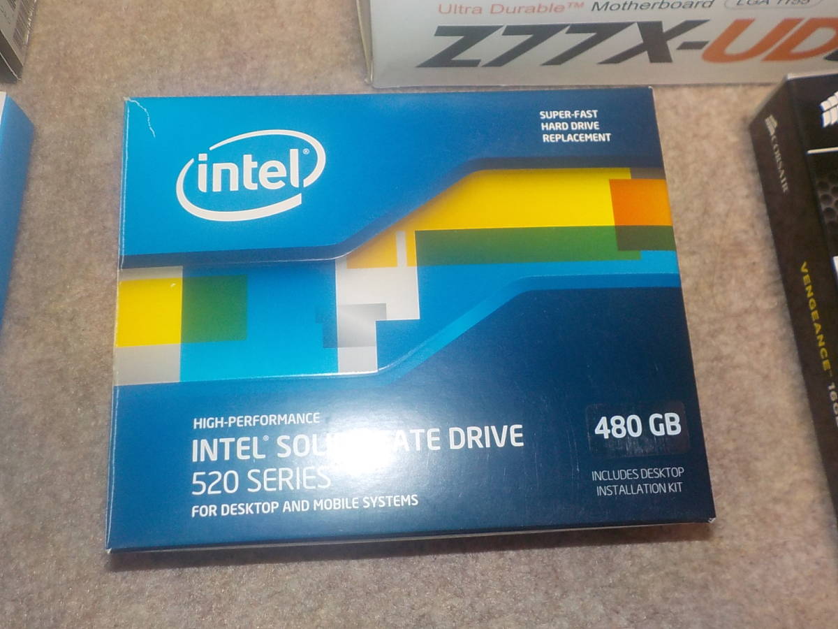 GIGABYTE Z77X-UD5H i7-3770K SSD メモリー Win10 Home Gigabyte