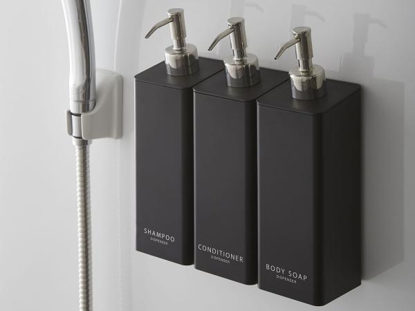  磁石 浴室の壁に付く 詰め替えボトル ディスペンサー 黒 3本セット シャンプー コンディショナー ボディソープ各1 便利 ボトル(バス)｜売買されたオークション情報、yahooの商品情報をアーカ その他