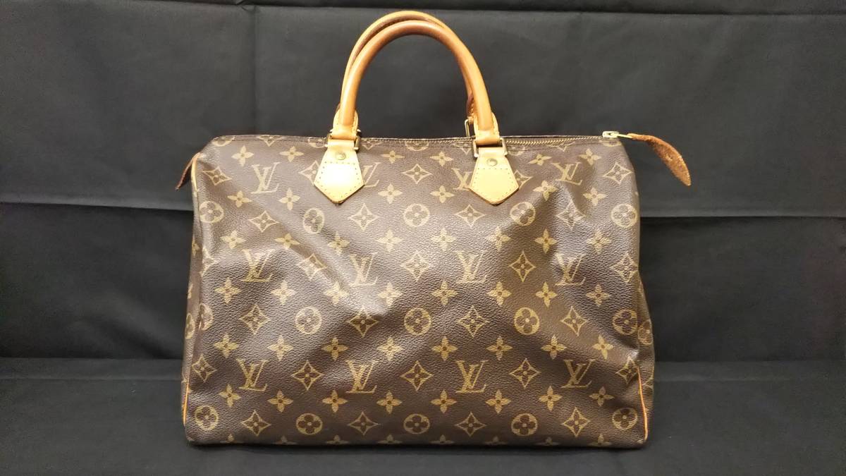 【36】美品 LV ルイヴィトン モノグラム スピーディ35 ハンドバッグ M41524/SP0995　