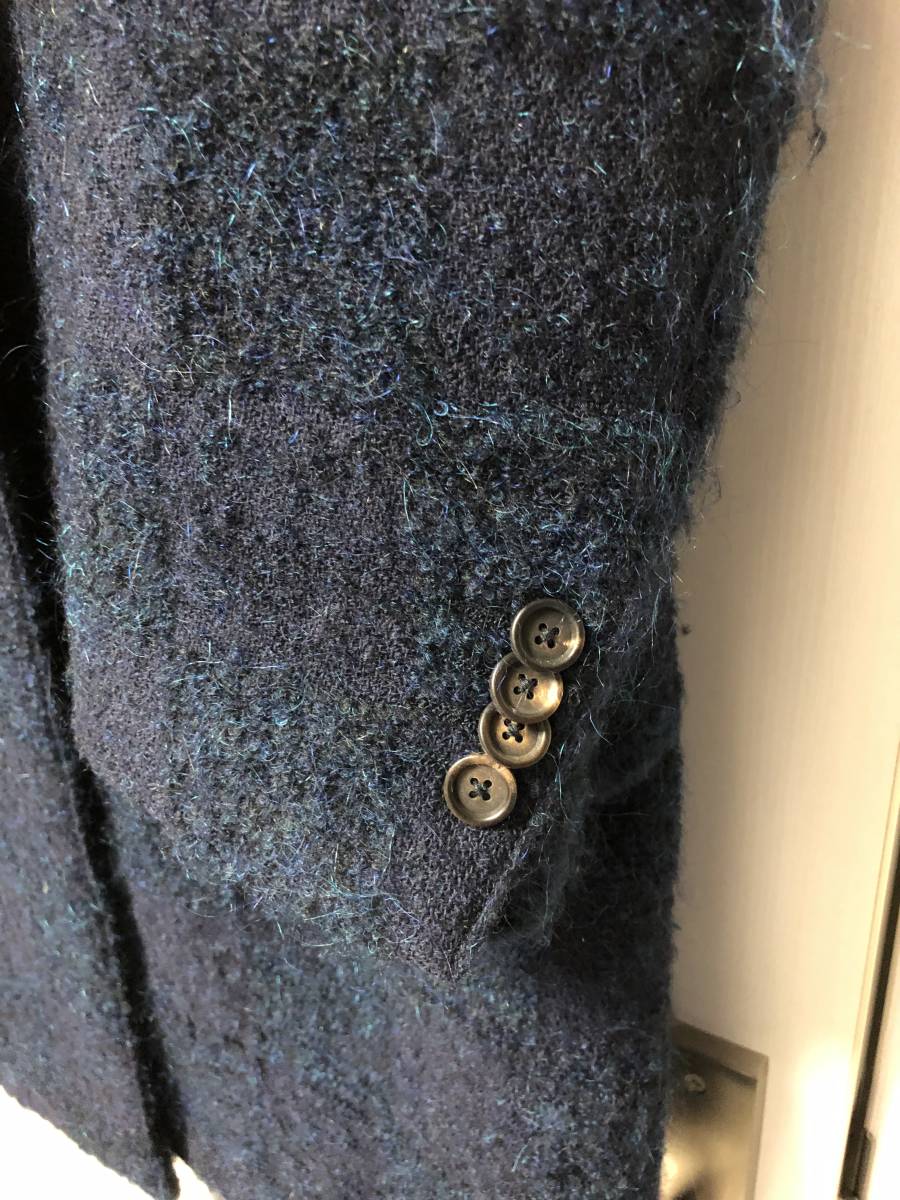 LARDINI（ラルディーニ）ウールフランネルソリッドチェスター LARDINI