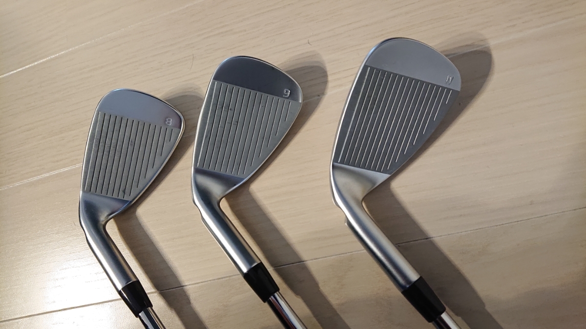 G410 ピン PING アイアン 6本セット ZELOS アイアンセット #9 #8 #7 #6 5本セット W) 黒ドット 男性右利き用 フレックス：S