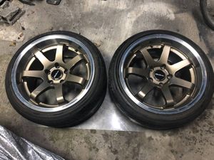 オリジン 17インチ 9j +30 114.3 215/40r17 4本（9.5j 215のYahoo 