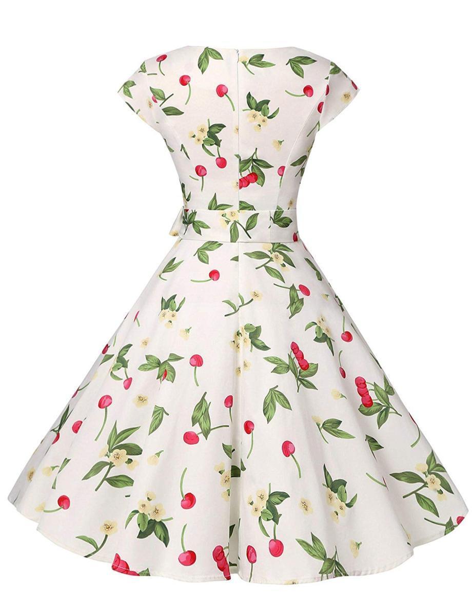 新品未使用 ドレッシースター スイングワンピース レトロ 50年代 