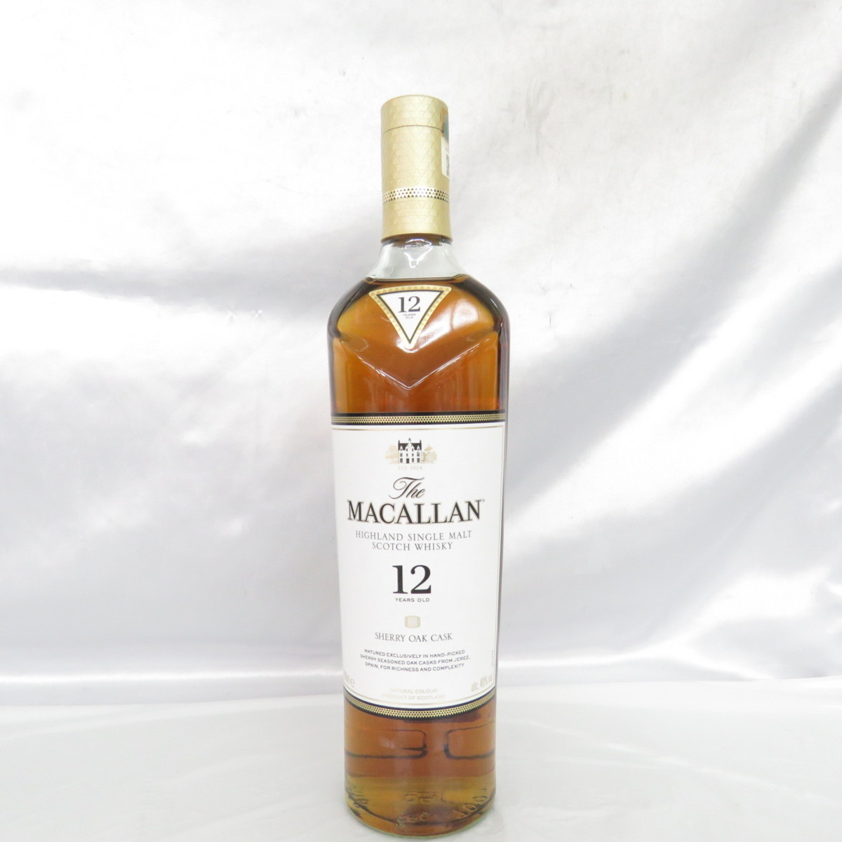 【未開栓】The MACALLAN ザ・マッカラン 12年 シェリーオークカスク ウイスキー 700ml 40% 箱あり 10547881