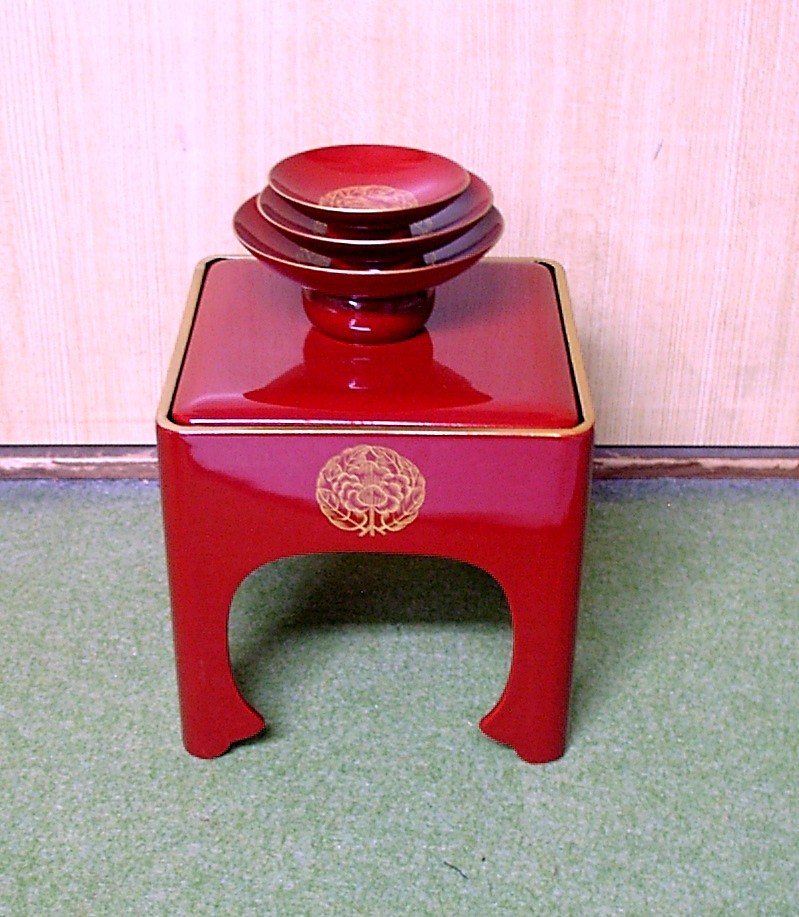 会津漆器 重箱 3段 日本製 6.5 三段重箱 お正月 会津塗り 花丸