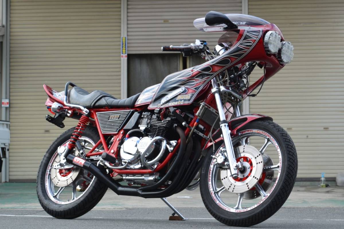 Z400FX 昭和55年8月 ローン可能 KZ400E デュアルカウル 旧車會仕様