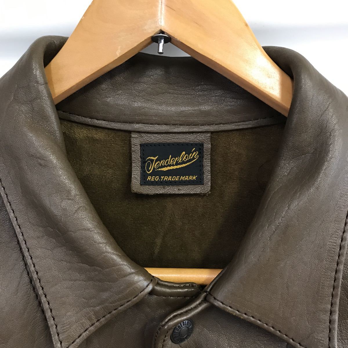 テンダーロイン TENDERLOIN 3RD JKT シープスキン レザージャケット 革  