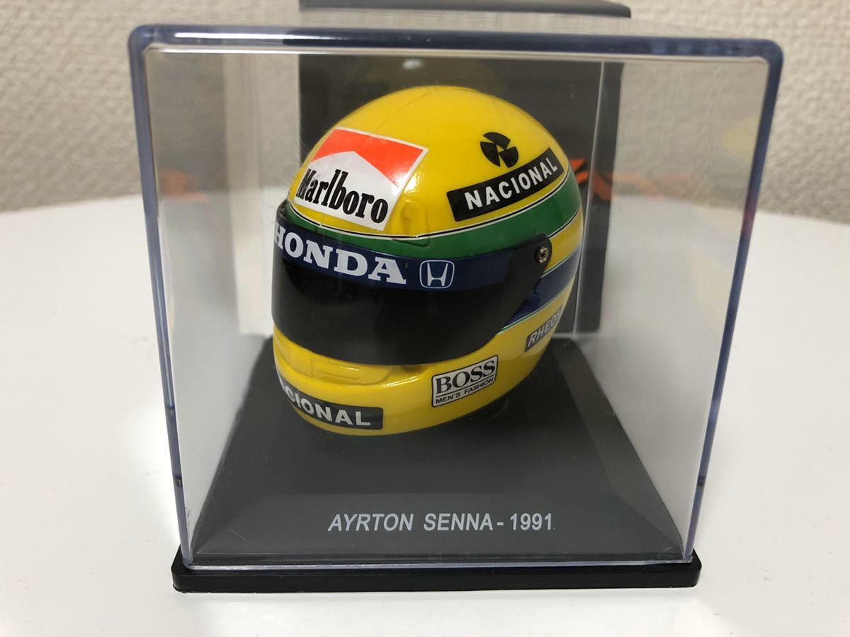 アイルトン・セナ 1/5 レプリカヘルメット マクラーレン・ホンダ 1991