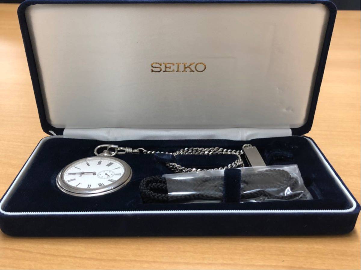 懐中時計 セイコー SEIKO シルバー925 JAL 銀無垢 裏刻印有 限定品 超美