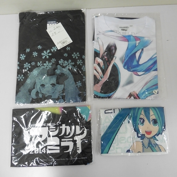 mY791d [大量] 初音ミク グッズ Tシャツ タペストリー ビッグタオル 他