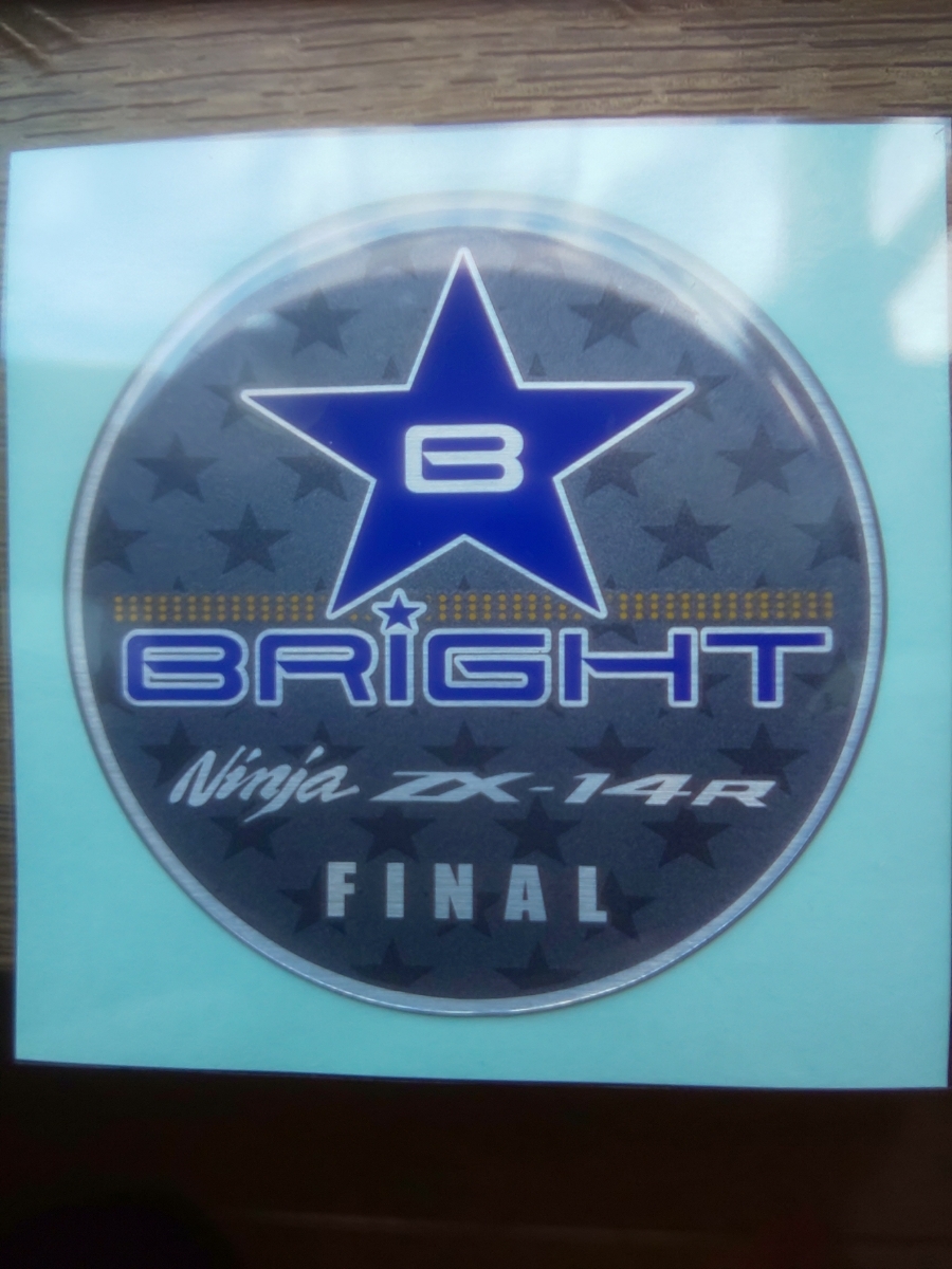 Kawasaki zx14r ブライト ファイナルモデル限定 ステッカー ZX-14R