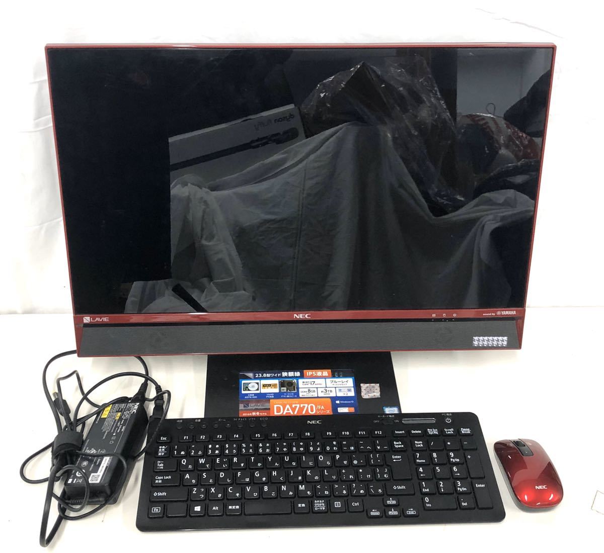 送料無料 NEC LAVIE Desk All-in-one PC-DA770/GAR i7-7500U / 2.70GHz