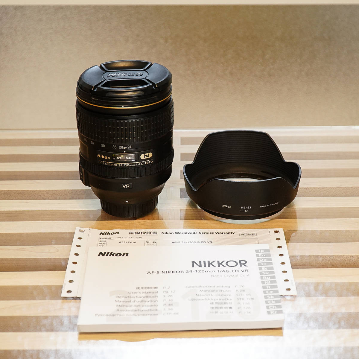 ニコン Nikon AF-S NIKKOR 24-120mm F4G ED VR ニコンメンテナンス済み