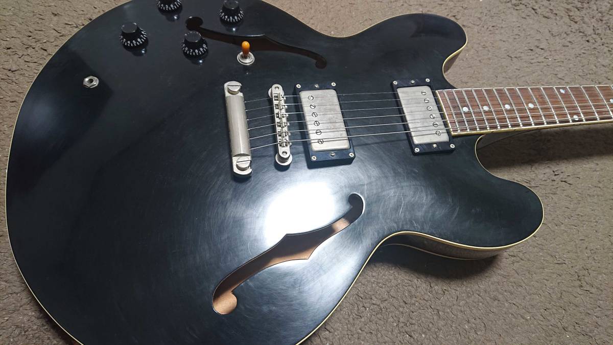 Burny RSA-100 Lefty Conversion Revival リバイバルシリーズ ES-335 