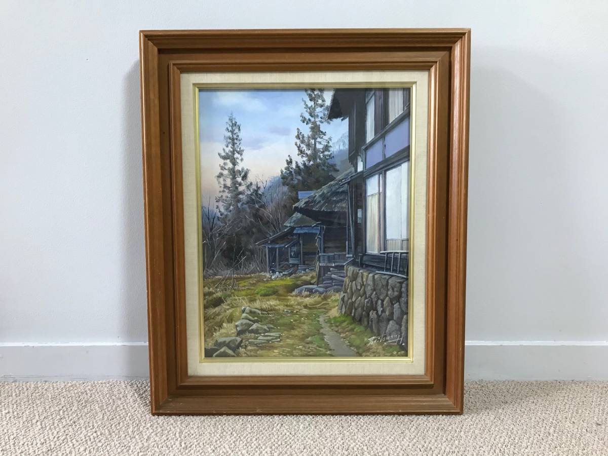 野溝嘉彦仙丈暮色師：中村琢二 油彩 6号