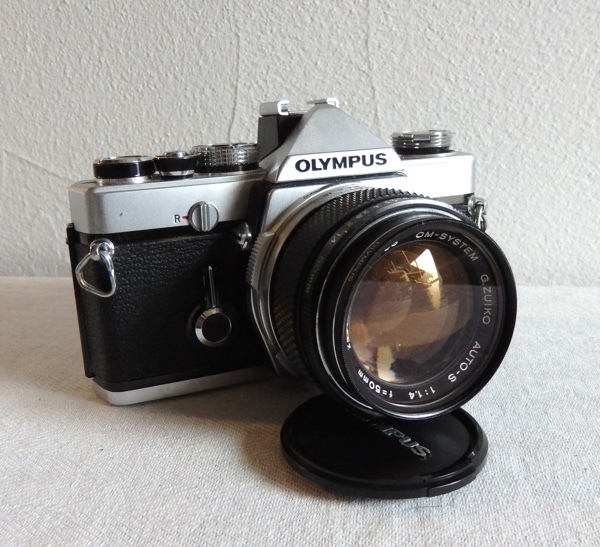 オリンパス OLYMPUS OM-1 G.ZUIKO AUTO-S 1:1.4 f=50mm ジャンク OM-1
