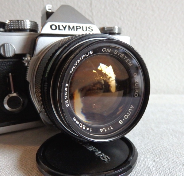 オリンパス OLYMPUS OM-1 G.ZUIKO AUTO-S 1:1.4 f=50mm ジャンク OM-1