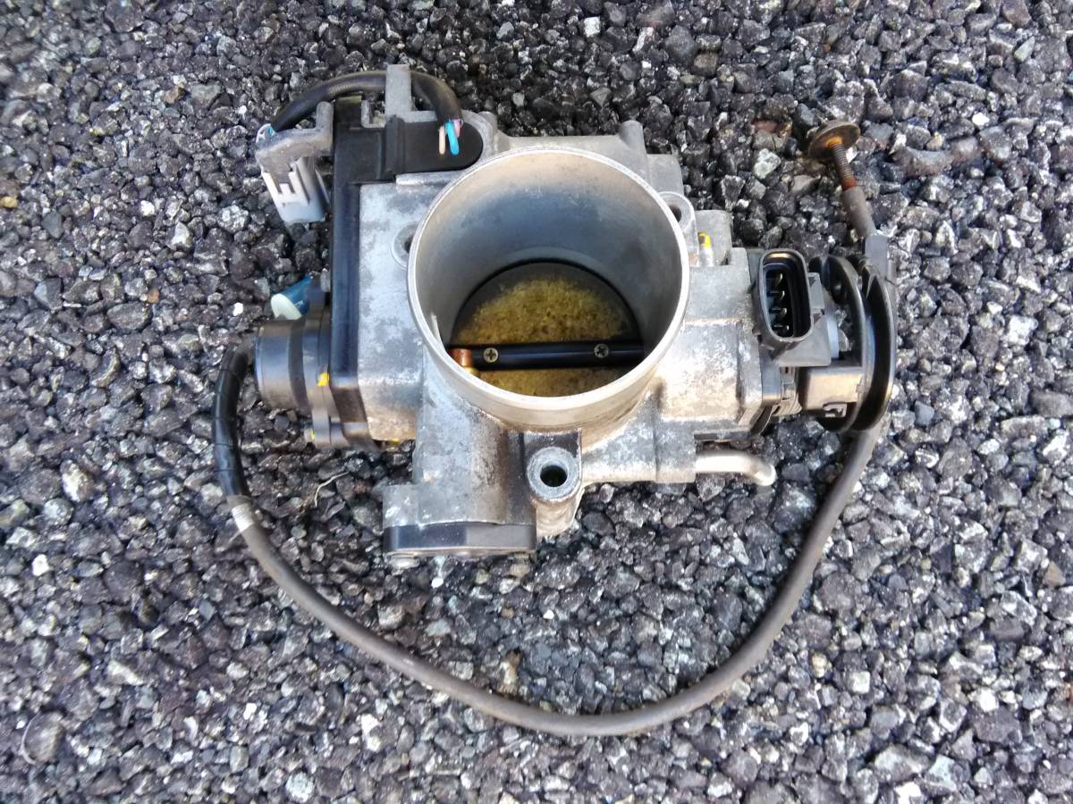 アルテッツァ SXE10 3S-GE スロットルボディ 後期 スロットル 6MT 純正 