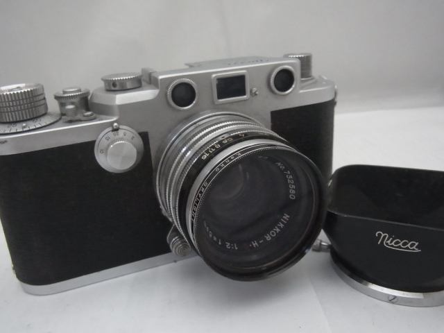 Nicca ニッカ 3-F 購入最激安 フィルム 3-S 1円 レンジファインダー F2 5cm