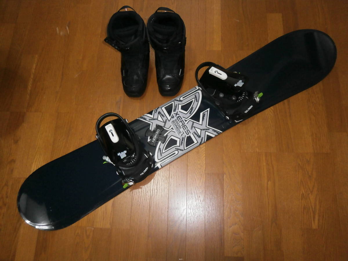 スノーボード | 美品BURTON×SALOMON メンズ 3点セット ボード 板 