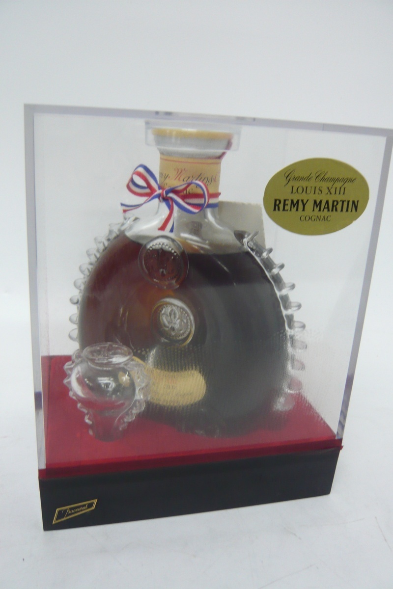 【新品，高品質】 1円 おたからや K0107-23 レミーマルタンREMY MARTIN ルイ13世 クリアケース コニャックCOGNAC(レミーマルタン)｜売買されたオークション情報、yahooの商品情報をアーカイブ公開 - オークファン コニャック