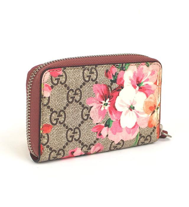 美品 グッチ GUCCI コインケース カードケース 小銭入れ GGブルームス