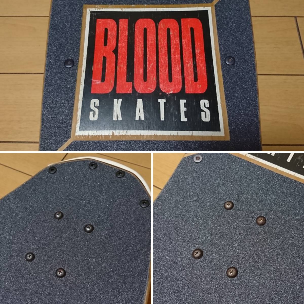 | SKULL BLOOD SKATE SUICIDAL スケートボード DECK SKATES フルコンプリート オールドスケートの FOIL Blood Skull 10.125incREISSUE ZERO SC