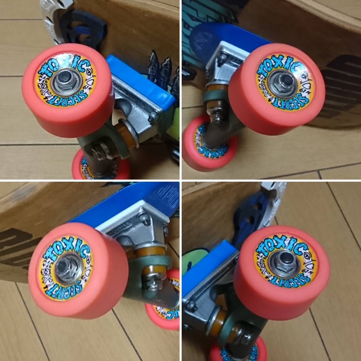 | SKULL BLOOD SKATE SUICIDAL スケートボード DECK SKATES フルコンプリート オールドスケートの FOIL Blood Skull 10.125incREISSUE ZERO SC