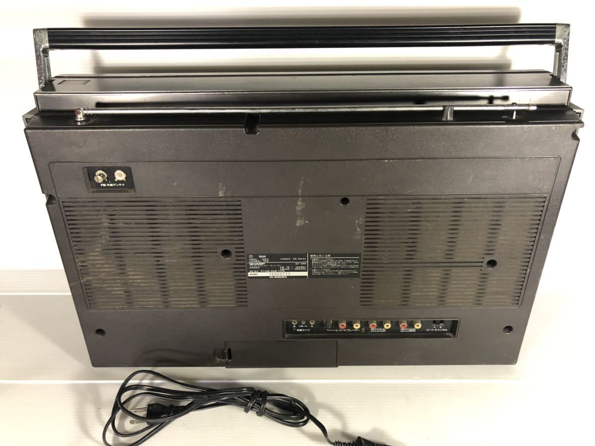 昭和レトロ SHARP シャープ ダブルラジカセ GF-888 ジャンク