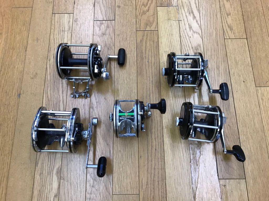 ベイトリール 大型リール 訳アリ」トローリングリール 船釣りリール 未開封備品付き ビッグアイ 6&frasl;0 トローリング 極上品オリムピック 0 H・8150HRL、オリムピック スパーク ダイワ V 1 トローリングリール・両軸リール・スピニングリールビッグ