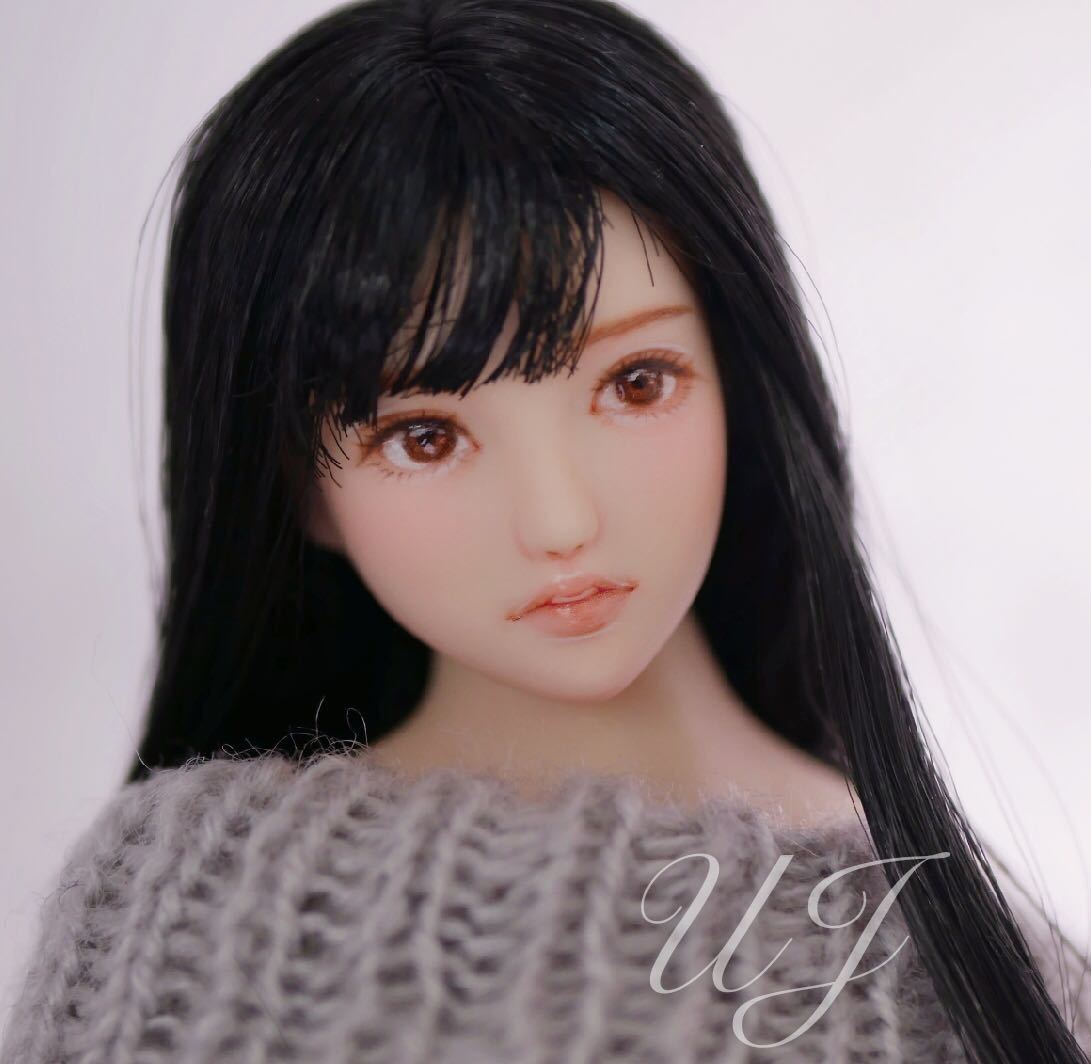 ☆U.J ☆ 1/6ドール カスタムヘッド 「唯＿ゆい」ドールヘッドカスタム