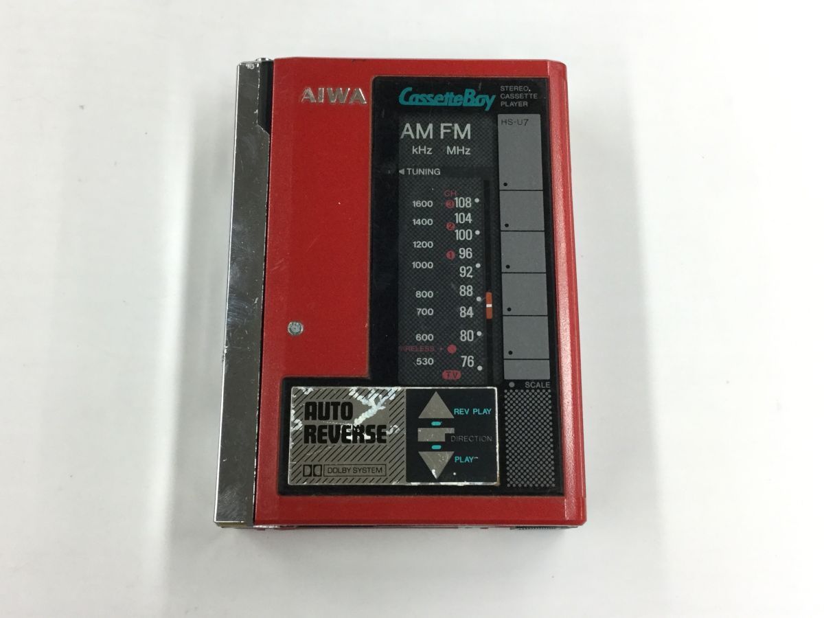 大手サイト [6402W] AIWA HS-U7 カセットプレーヤー・カセットボーイ