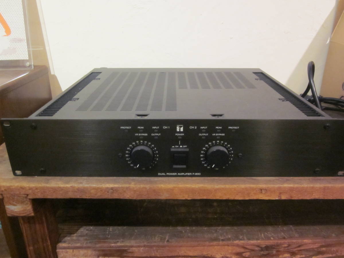 パワーアンプ TOA （ティーオーエー） P-80D Power Amp 120 W＋120 W