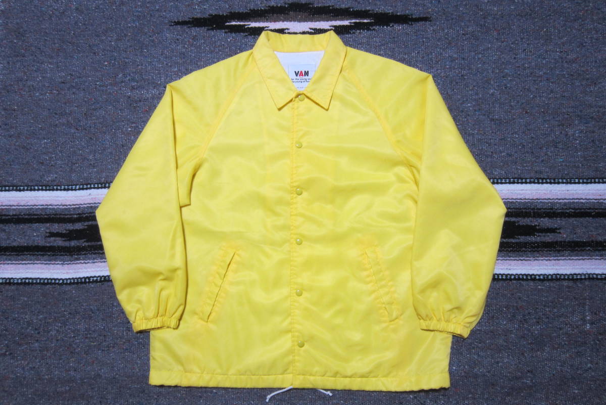 ☆VAN.JAC・ヴァンヂャケット☆ロゴプリント/ウインドブレーカー【中古 