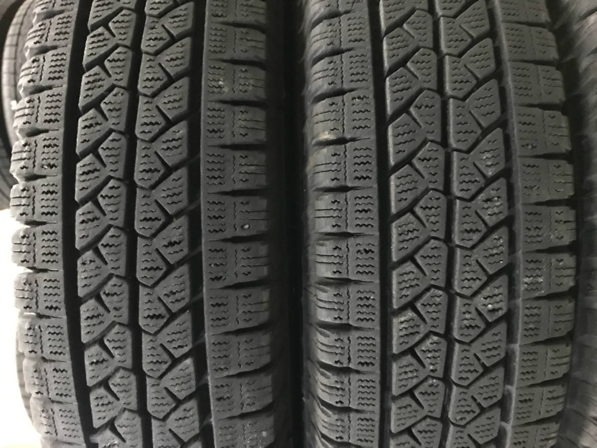 145R12LT 8PR 4本 BS BLIZZAK VL1 軽トラバモスエブリィなど H214 
