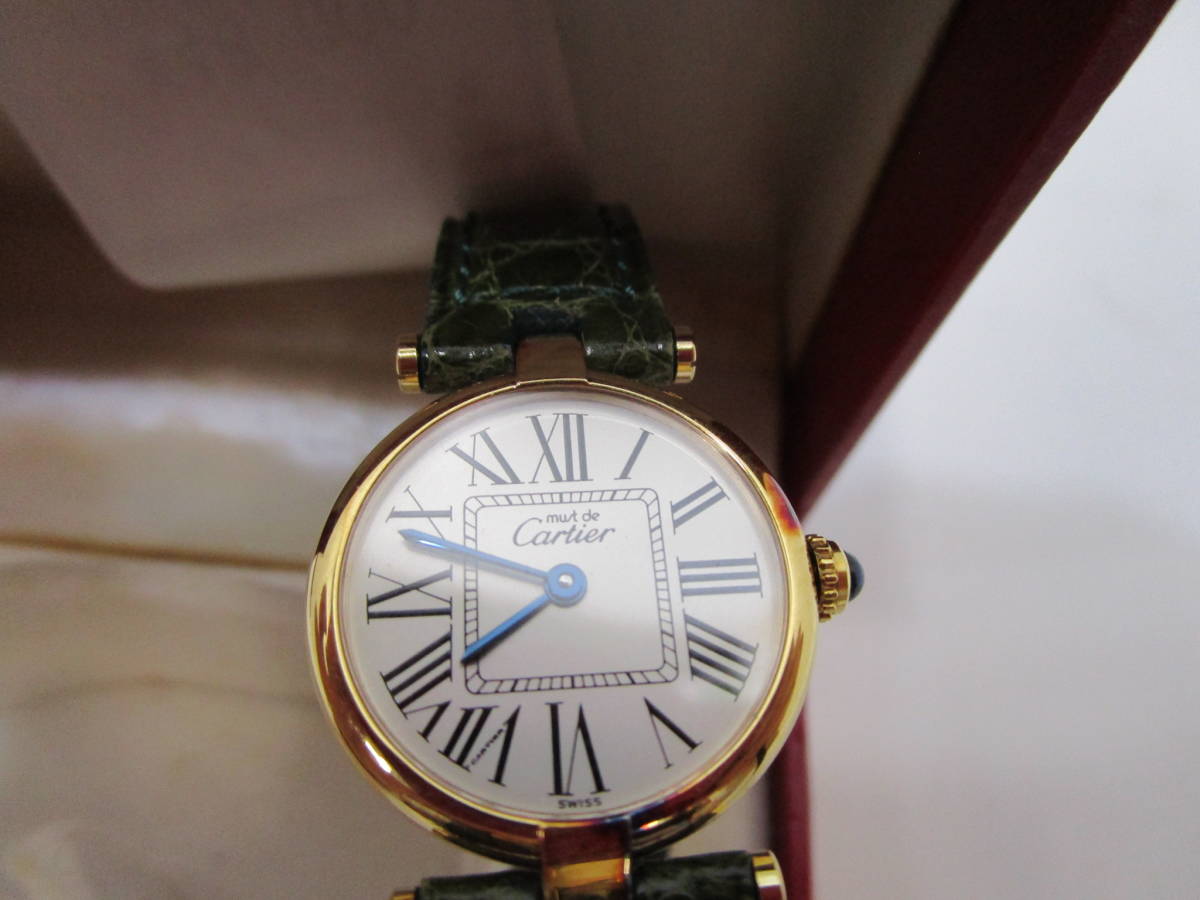 カルティエ 腕時計 ヴェルメイユ VERMEIL クオーツ Cartier マスト 