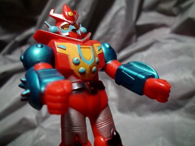 合身戦隊メカンダーロボ③20-1当時物 ブルマァク ソフビ 人形 1977年