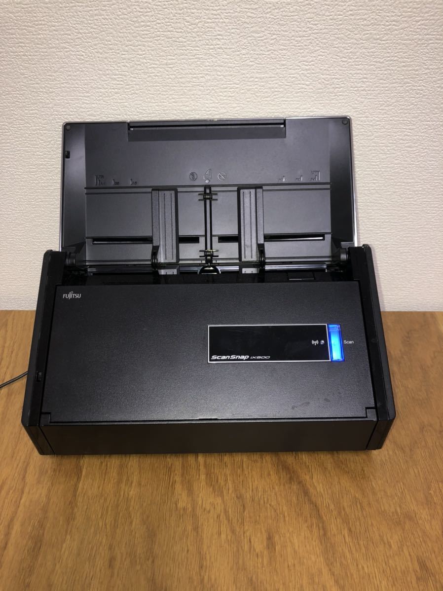 動作○ スキャナー ScanSnap FI-IX500A-P ピアノブラック 富士通 自動給紙方式/両面同時読み取り ※アダプター欠品　 ScanSnap スキャナー iX500 公式通販 FI-IX500 フィルム