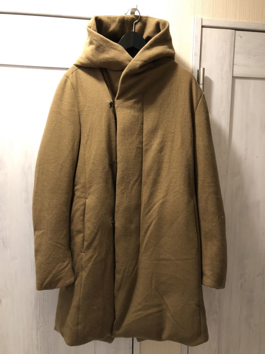 カズユキクマガイ カシミヤ混ニットフラノモッズコート Attachment