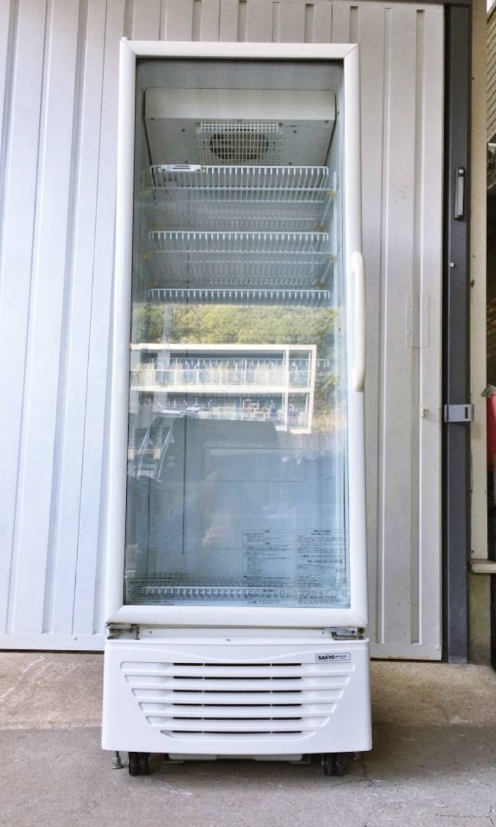 生活家電 SANYO サンヨー 冷蔵庫 4面ガラス ショーケース SMR-C65F 65L