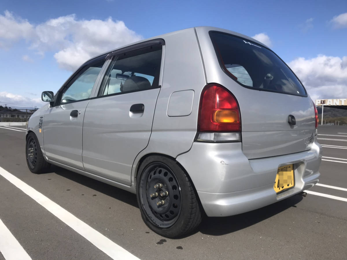 車高短 アルト 5速MT HA23S 平成13年 K6A 12万K 車検令和2年3月15日の 