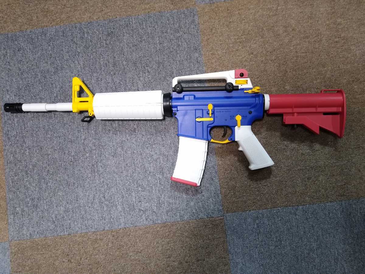  M4タイプ電動ガン RX-78 ガンダムデザイン 元箱有り(電動ガン)｜売買されたオークション情報、yahooの商品情報をアーカイブ公開 - オークファン 電動ガン